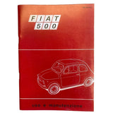LIBRETTO USO E MANUTENZIONE FIAT 500 F 2° SERIE DOPO IL 1968