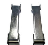 COPPIA STAFFE CROMATE ALZACOFANO POSTERIORE FIAT 500