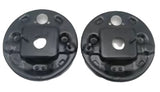 COPPIA PIATTELLI PORTAGANSCE ANTERIORI FIAT 500 N/D/F/L/R