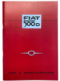 LIBRETTO USO E MANUTENZIONE FIAT 500 D