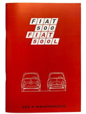 LIBRETTO USO E MANUTENZIONE FIAT 500 F/L DAL 1972