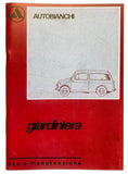 LIBRETTO USO E MANUTENZIONE FIAT AUTOBIANCHI 500 GIARDINIERA