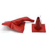KIT CUFFIA FRENO A MANO E CAMBIO IN SCAY ROSSO FIAT 500