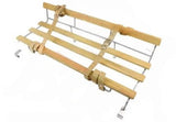 PORTAPACCHI POSTERIORE D’EPOCA VERNICIATO A POLVERE CON BACCHETTE IN LEGNO PER FIAT 600