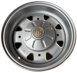 CERCHIO IN FERRO CMR 4.5 R12 CON COPPETTA CROMATA OMOLOGATO ALTA QUALITA' FIAT 500