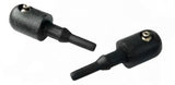 COPPIA SPRUZZATORI IN PLASTICA NERA IMPIANTO TERGICRISTALLI FIAT 500 F L R GIARDINIERA