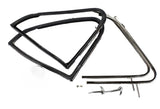 KIT COMPLETO TELAI DEFLETTORI CROMATI (DX+SX) SENZA SUPPORTO FIAT 500 D F L R GIARDINIERA