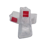 COPPIA PLASTICHE FANALI POSTERIORI BIANCHE FIAT 500 F L R