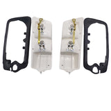 COPPIA PORTALAMPADA BIANCHI CON GUARNIZIONI FIAT 500