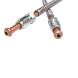 COPPIA TUBI FRENO POSTERIORI IN RAME FIAT 500 F (SECONDA SERIE) L R