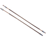 COPPIA TUBI FRENO POSTERIORI IN RAME FIAT 500 D F 1°SERIE FINO A TELAIO 1799301