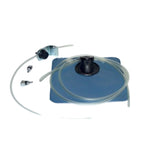 KIT IMPIANTO LAVAVETRO TERGICRISTALLI SPRUZZATORI CROMATI FIAT 500 F L R GIARDINIERA