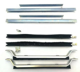 KIT COMPLETO GUIDE PER CRISTALLI SCENDENTI PORTE DESTRA-SINISTRA FIAT 500 F L R
