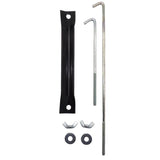 KIT STAFFE DI FISSAGGIO BATTERIA FIAT 500