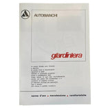 LIBRETTO USO E MANUTENZIONE AUTOBIANCHI 500 GIARDINIERA