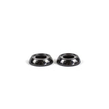 COPPIA ROSONI NERI MANIGLIE ALZACRISTALLO FIAT 500 F R