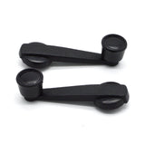 COPPIA MANIGLIE ALZACRISTALLO CON POMELLO NERO FIAT 500 R