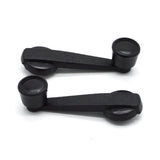 COPPIA MANIGLIE ALZACRISTALLO CON POMELLO NERO FIAT 500 R