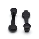 COPPIA MANIGLIE ALZACRISTALLO CON POMELLO NERO FIAT 500 R