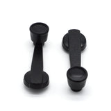 COPPIA MANIGLIE ALZACRISTALLO CON POMELLO NERO FIAT 500 R