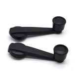 COPPIA MANIGLIE ALZACRISTALLO CON POMELLO NERO FIAT 500 R