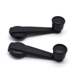 COPPIA MANIGLIE ALZACRISTALLO CON POMELLO NERO FIAT 500 R