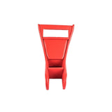 MOBILETTO PORTARADIO IN LEGNO RIVESTITO IN SCAY ROSSO FIAT 500