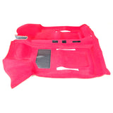 TAPPETO INTERNO PREFORMATO IN MOQUETTE DILOOR COLORE ROSSO FIAT 500