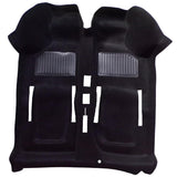 TAPPETO INTERNO PREFORMATO IN MOQUETTE RASA COLORE NERO DOPPIO ZERBINO FIAT 500