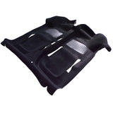 TAPPETO INTERNO PREFORMATO IN MOQUETTE RASA COLORE NERO DOPPIO ZERBINO FIAT 500