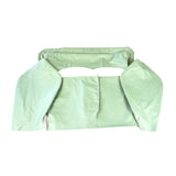 FODERE SEDILI IN VIPLA VERDE CON LUNETTA AVORIO FIAT 500 D FINO AL 1962