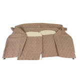 FODERE SEDILI IN TESSUTO MARRONCINO E VIPLA FIAT 500 D