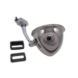 SPECCHIO RETROVISORE A GOCCIA CROMATO FISSAGGIO A MORSETTO FIAT 500