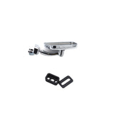 SPECCHIO LATERALE RETTANGOLARE CROMATO SINISTRO A MORSETTO ALTA QUALITÀ FIAT 500