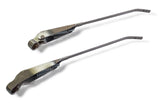 COPPIA BRACCI TERGICRISTALLI ACCIAIO INOX FIAT 500 F L R GIARDINIERA