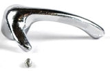 MANIGLIA CROMATA SINISTRA PER CHIUSURA TELAIO DEFLETTORE FIAT 500 D F L R GIARDINIERA