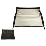 Capote con telo nero montata con telaio anteriore GRIGIO Fiat 500 F 1 SERIE FINO A MAGGIO 1970