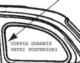 KIT COMPLETO GUARNIZIONI CRISTALLI E CARROZZERIA FIAT 500 L