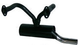 Marmitta sportiva con un terminale cromato tipo 2 in 1 Fiat 500 F/L