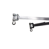 COPPIA FASCETTE CON COPPIGLIA (LUNGHEZZA 800 MM) PER TUBO RISCALDAMENTO FIAT 500