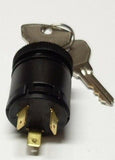 COMMUTATORE DI ACCENSIONE/AVVIAMENTO CON GHIERA NERA FIAT 500 L R 2 SCATTI ON-OFF